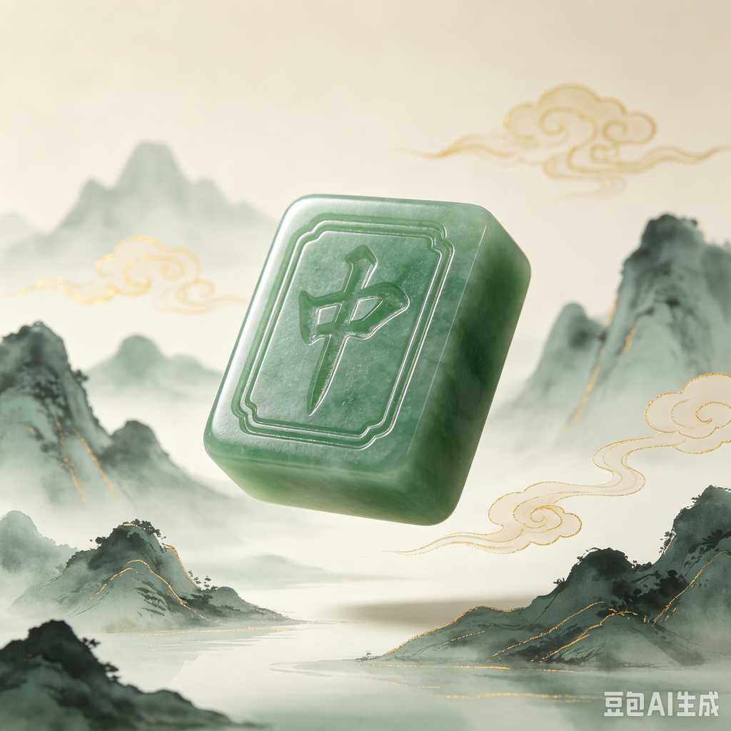 retro vintage mahjong set
