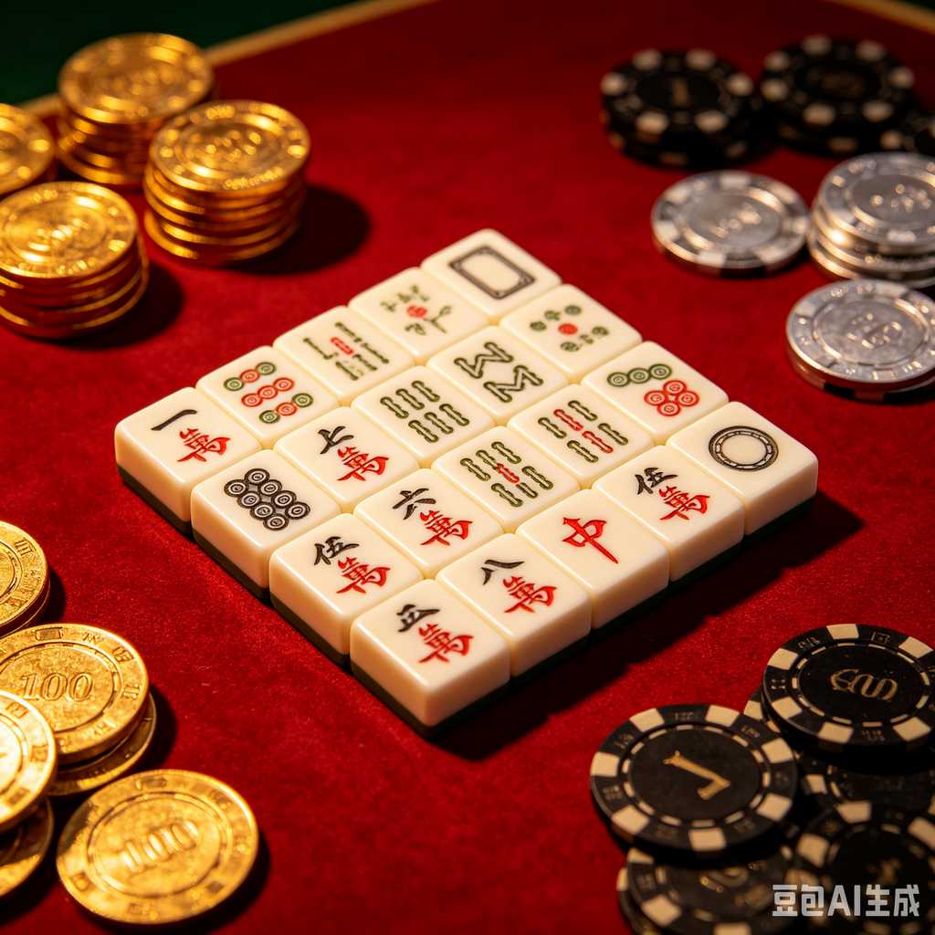 colored mahjong tile racks